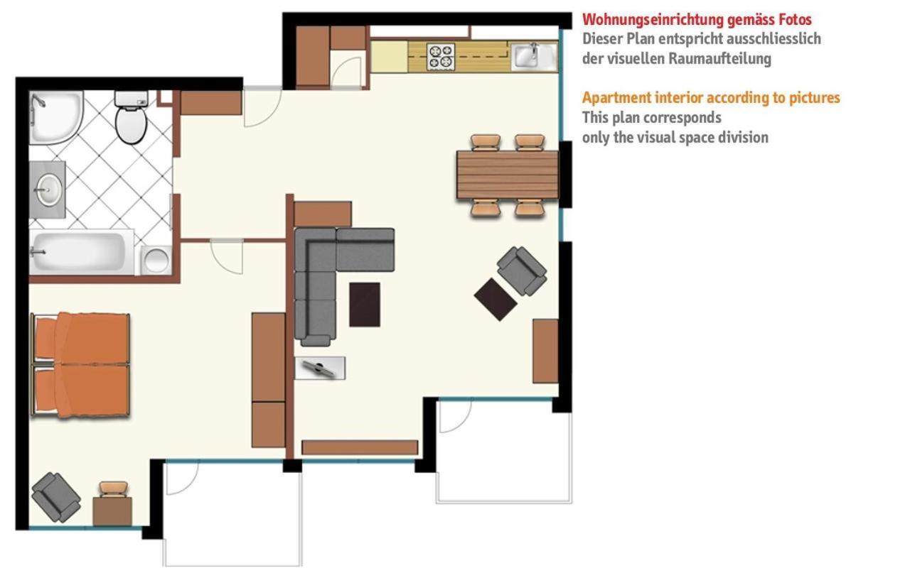 Apartamento Traunter Via St Moritz Exterior foto